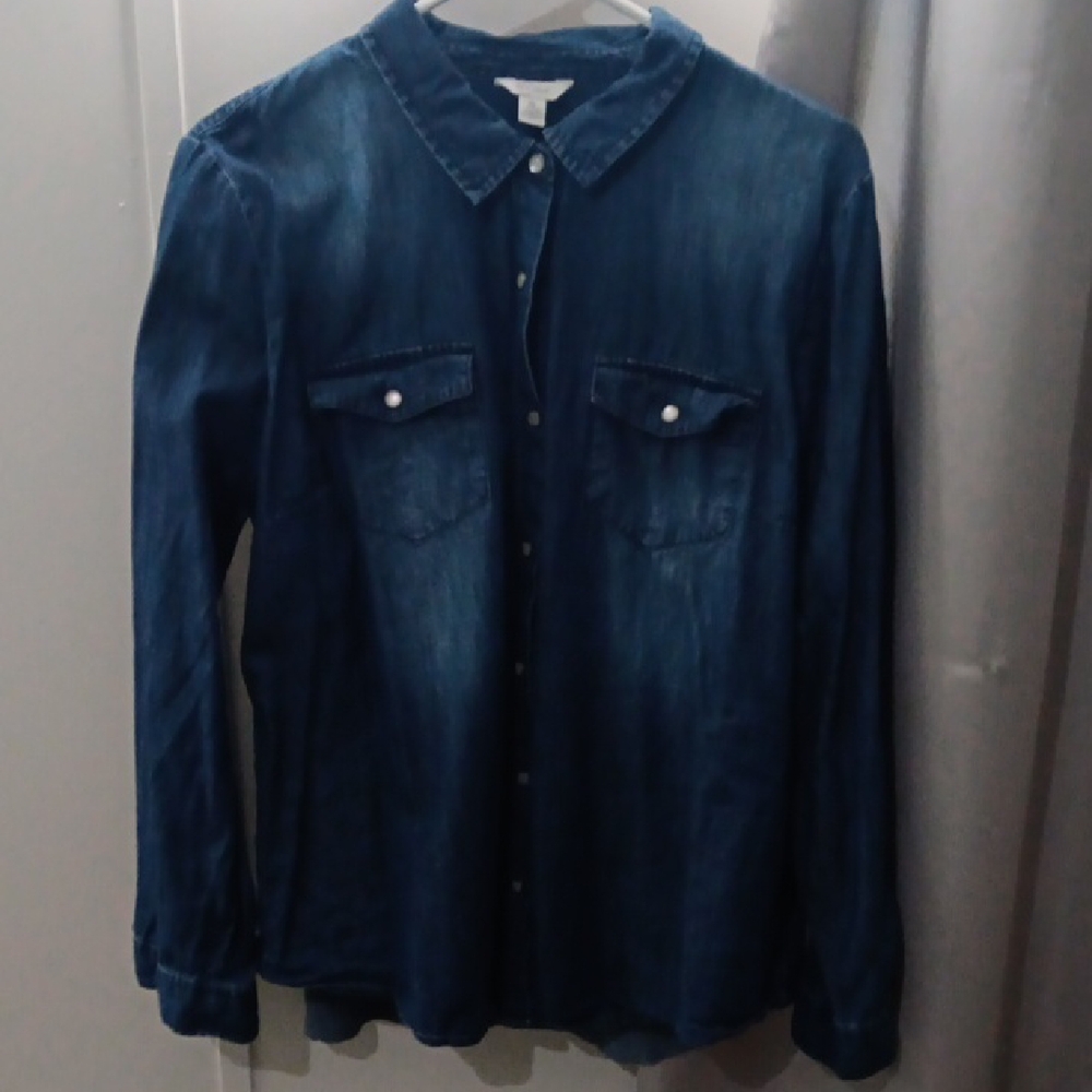 Denim Blue Women's Blouse